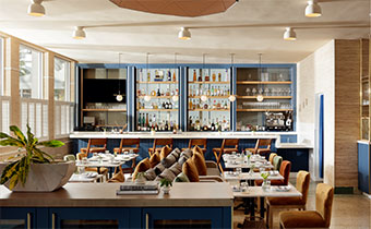 the dining room at The Social Club at Surfcomber